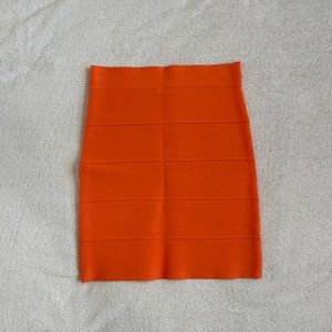 Neons Orange Mini Skirt